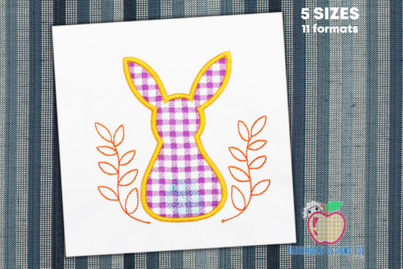 Back of the Bunny with a Little Tail Embroidery Design Review