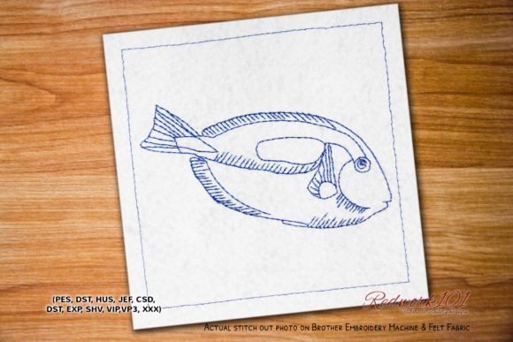 Blue Tang Fish Lineart Review for Personalized Gifts