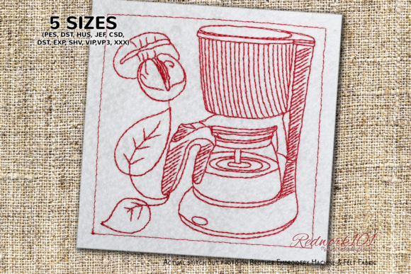 Coffee Maker Machine Embroidery Review
