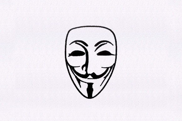 Fawkes Mask Embroidery Design Review