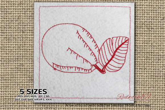 Guava with Green Leaf Embroidery Review