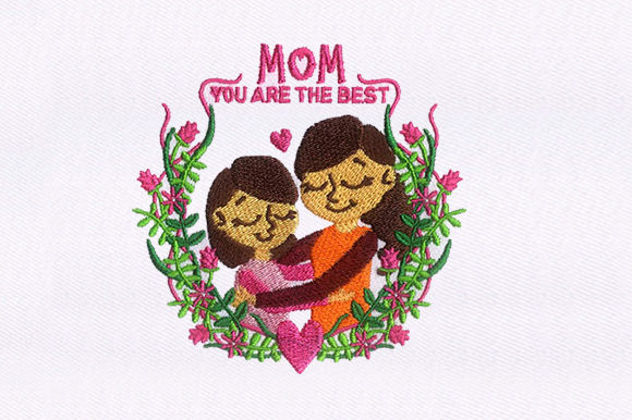Hugging Mothers Day Embroidery Review