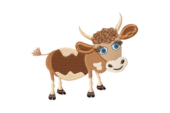 Kindly Cute Bull Embroidery Design Review