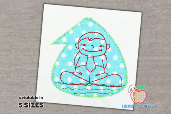 Short Bright Man Smiling Embroidery Applique Review