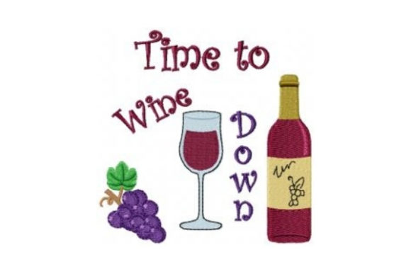 Time to Wine Down Embroidery Review